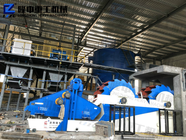 洗沙子用100t/h輪斗式洗砂機(jī)怎么樣？?jī)r(jià)格貴